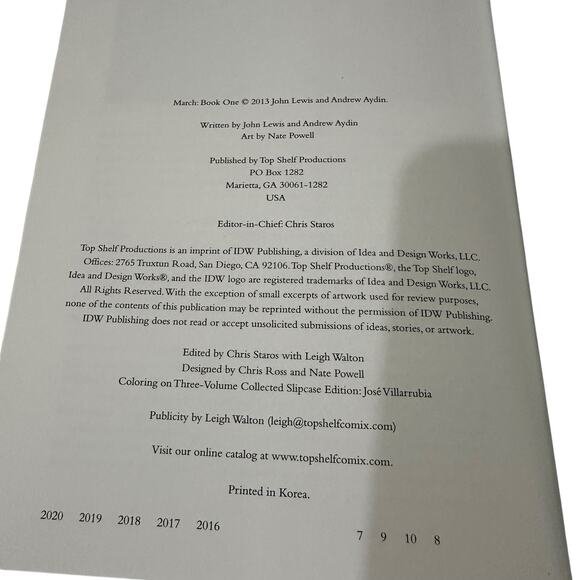 March Trilogy Books 1-3 by John Lewis Andrew Aydin Nate Powell - Picture 13 of 13